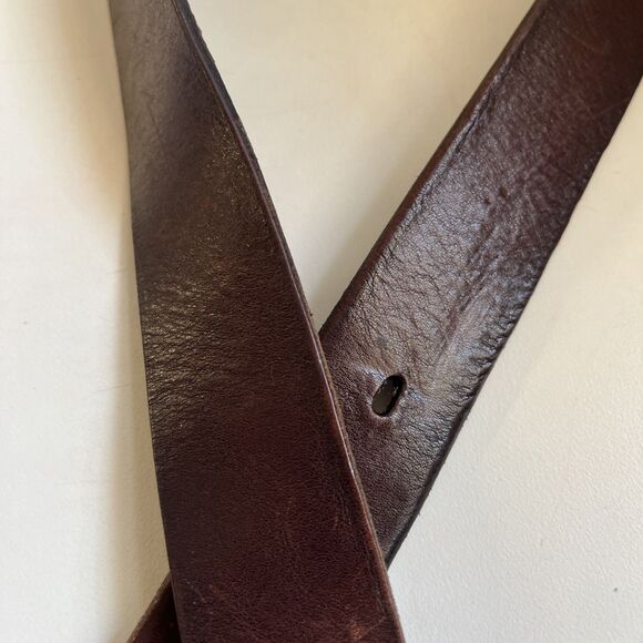 Fossil Brown Leather Belt Size XL BT2191200 - Picture 2 of 6